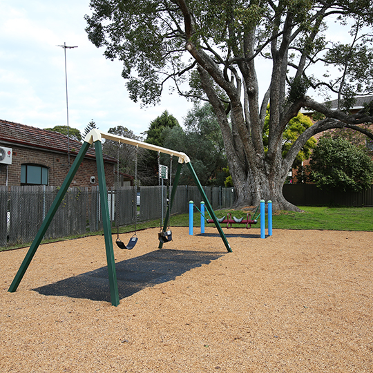 Elizabeth Street Playground and grass